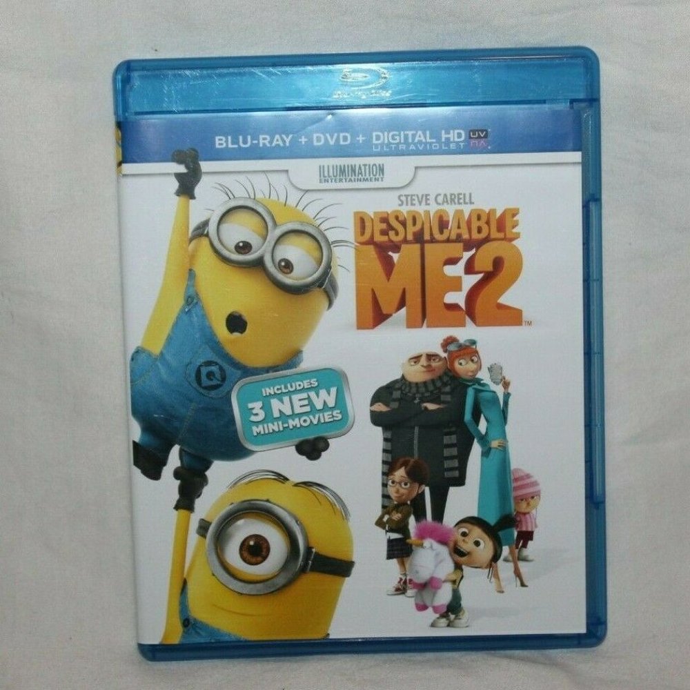 Illumination Despicable Me 2 2 Disc Set BluRay DVD